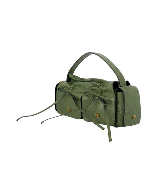 Acne Green Multipocket Micro Bag