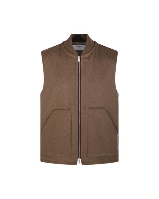 Lardini Brown Waistcoats for men