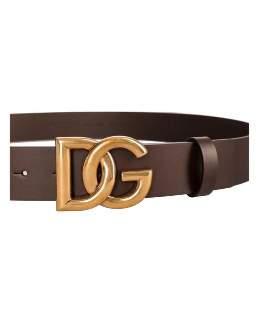 Dolce & Gabbana Brown Belts for men