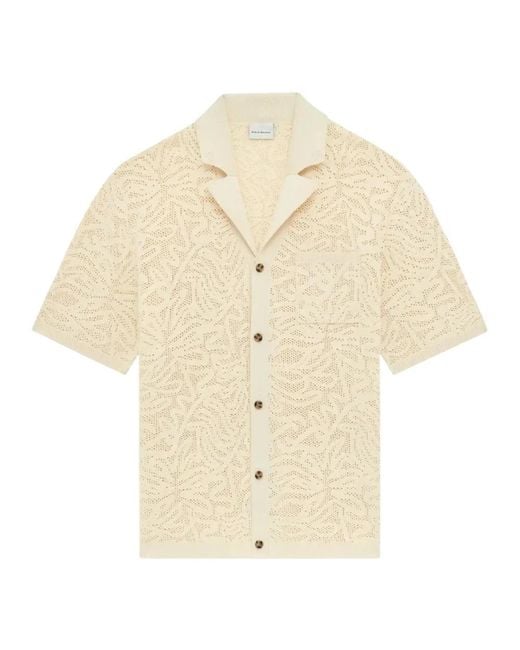Drole de Monsieur Natural Short Sleeve Shirts for men