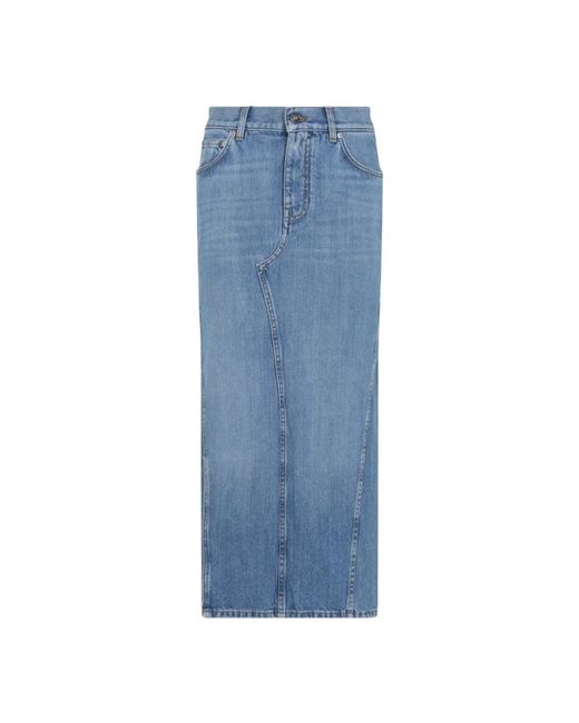 Givenchy Blue Denim Skirts