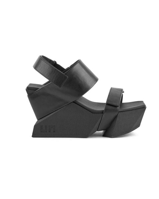United Nude Black Wedges