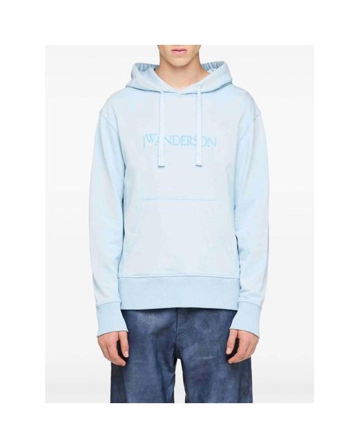 J.W. Anderson Blue Hoodies for men