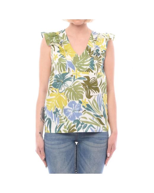 Liu Jo Green Sleeveless Tops