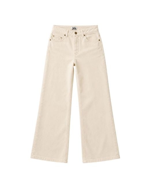 Lois Natural Wide Jeans