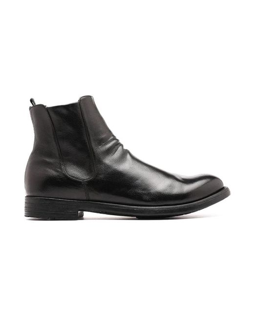 Officine Creative Men's Black Ankle Boots