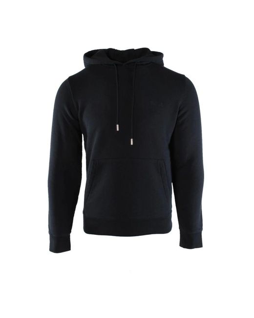 Woolrich Blauer baumwollpullover für männer in Black für Herren