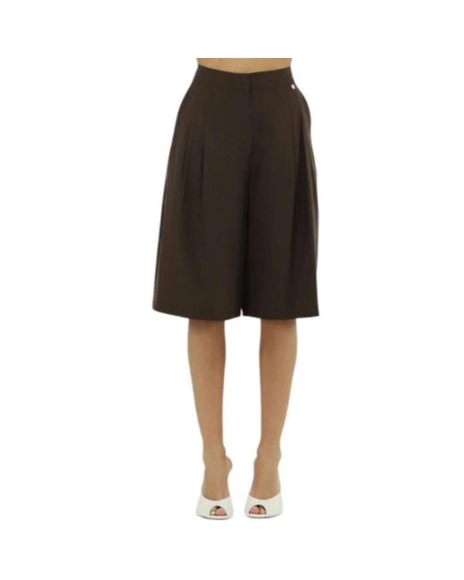 Liu Jo Brown Cropped Trousers