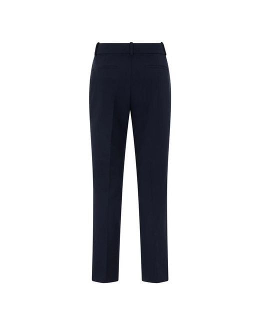 Peserico Blue Straight Trousers