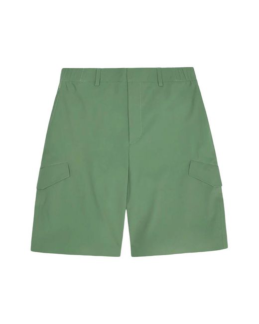 Rains Green Casual Shorts for men