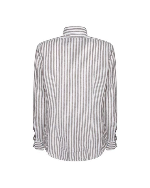 Dell'Oglio Blue Casual Shirts for men