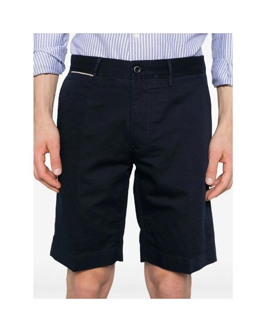 Shorts > casual shorts Incotex pour homme en coloris Blue