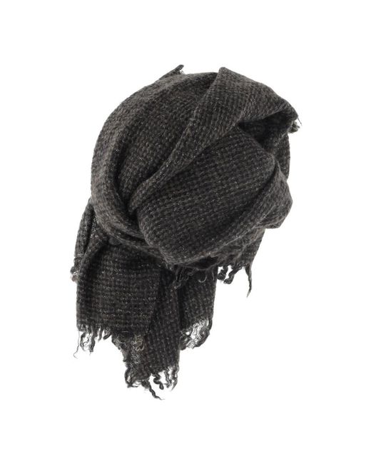 Faliero Sarti Black Winter Scarves for men