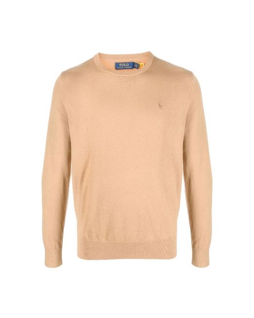 Ralph Lauren Natural Round-Neck Knitwear for men