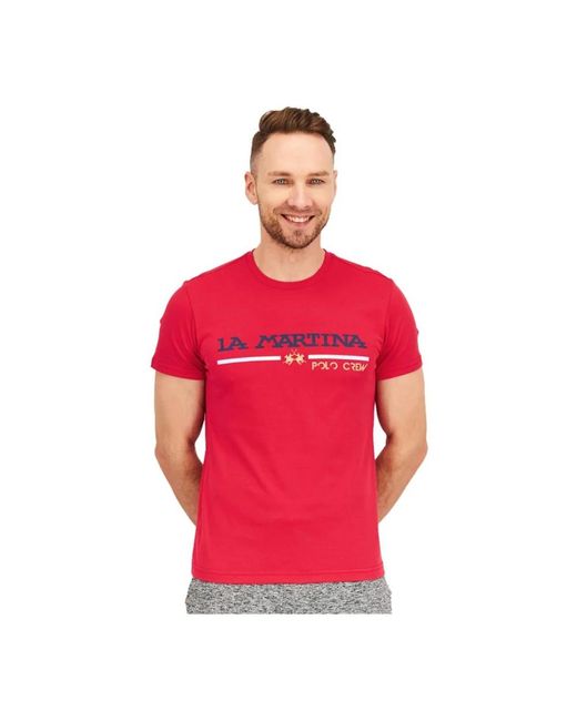 T-camicie di La Martina in Red da Uomo