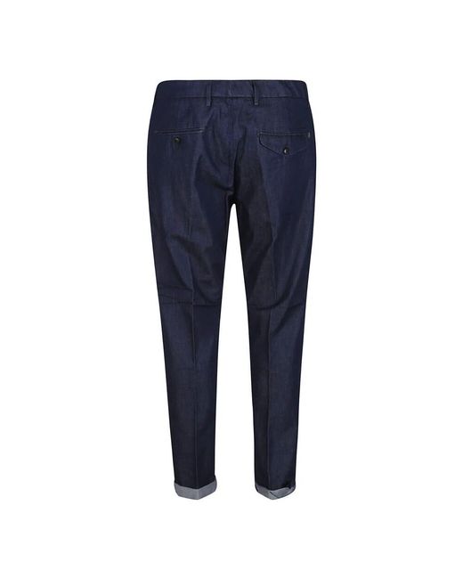 Slim-Fit Trousers Dondup de hombre de color Blue
