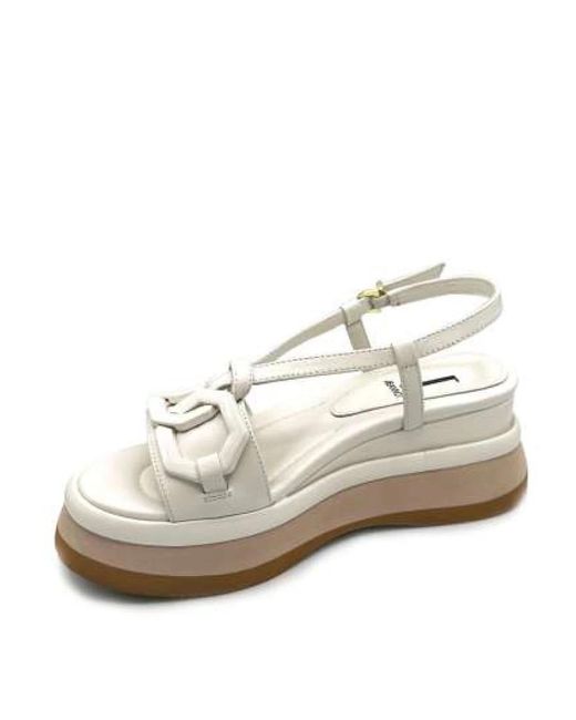 Shoes > sandals > flat sandals Jeannot en coloris White