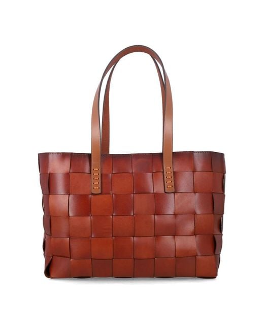 Tote Bags di Dragon Diffusion in Red