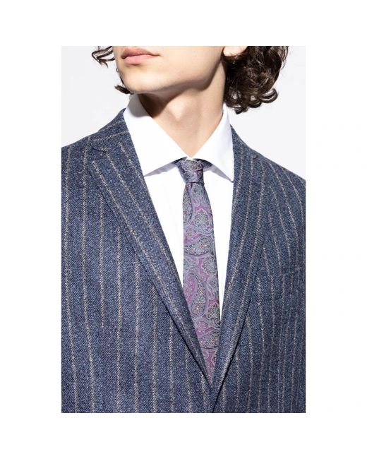 Ties di Etro in Purple da Uomo