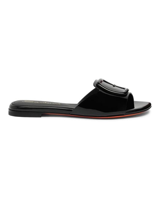 Shoes > flip flops & sliders > sliders Santoni en coloris Black