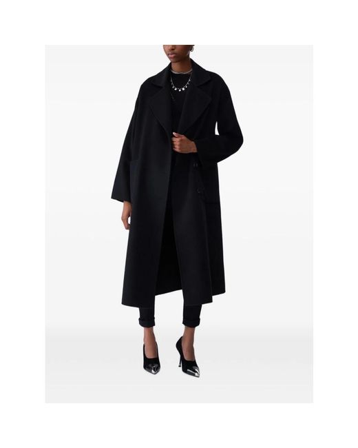 Liu Jo Black Single-Breasted Coats