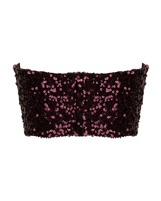 Elisabetta Franchi Red Sleeveless Tops