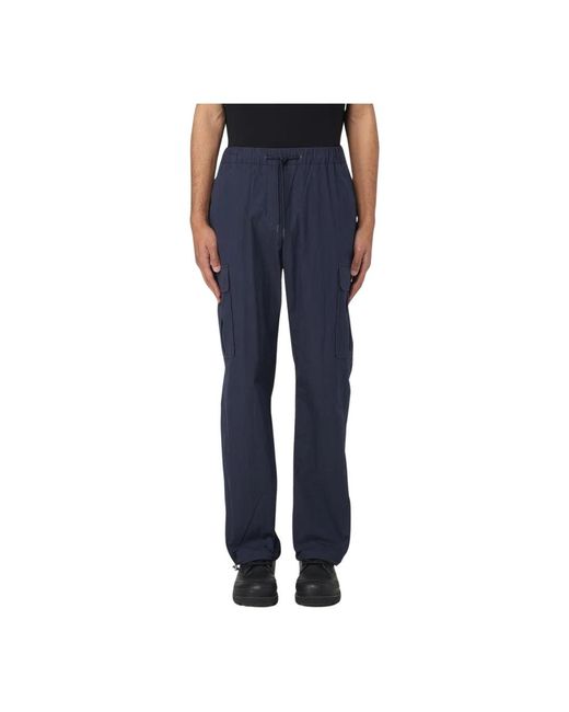 Straight Trousers di Add in Blue da Uomo
