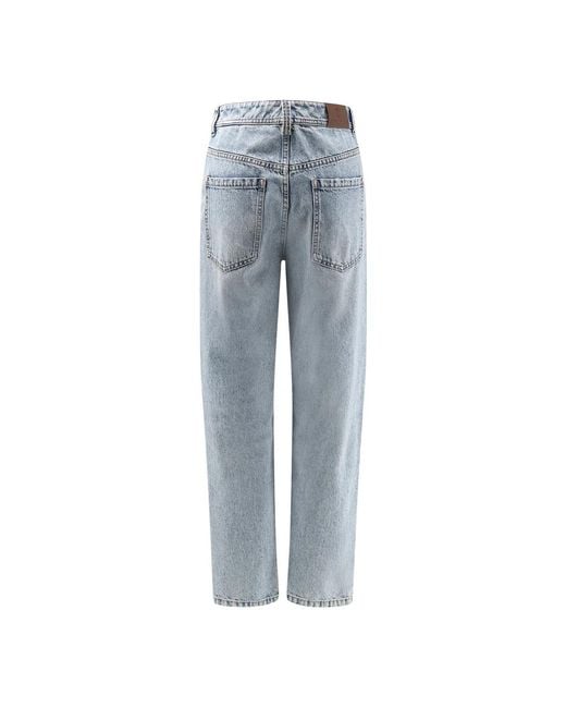 Brunello Cucinelli Blue Loose-Fit Jeans