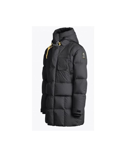 Parajumpers Black Down Coats for men