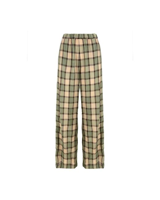 Aspesi Green Wide Trousers