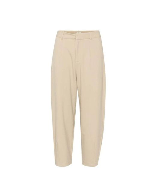 Kaffe Natural Tapered Trousers