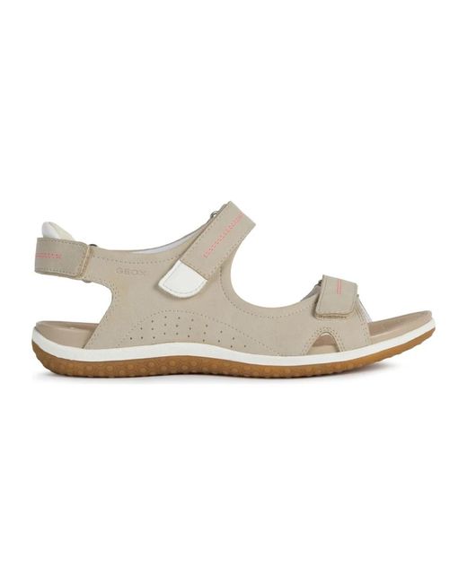 Flat Sandals di Geox in White
