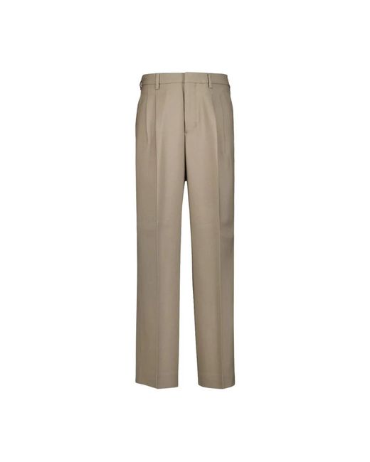 AMI Natural Suit Trousers for men