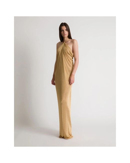 Alberta Ferretti Metallic Gowns