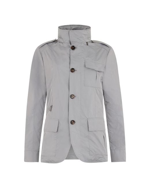 Moorer Gray Light Jackets for men