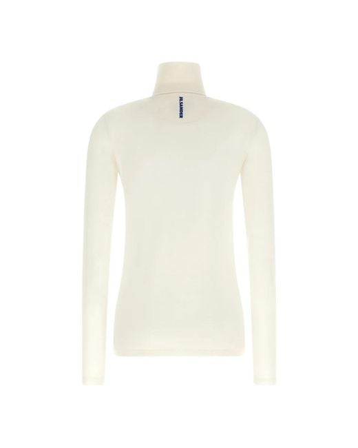 Jil Sander White Turtlenecks