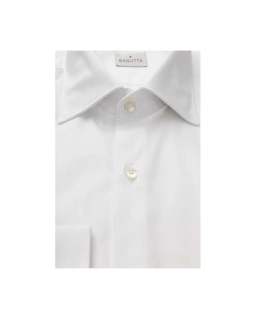 Bagutta White Formal Shirts for men
