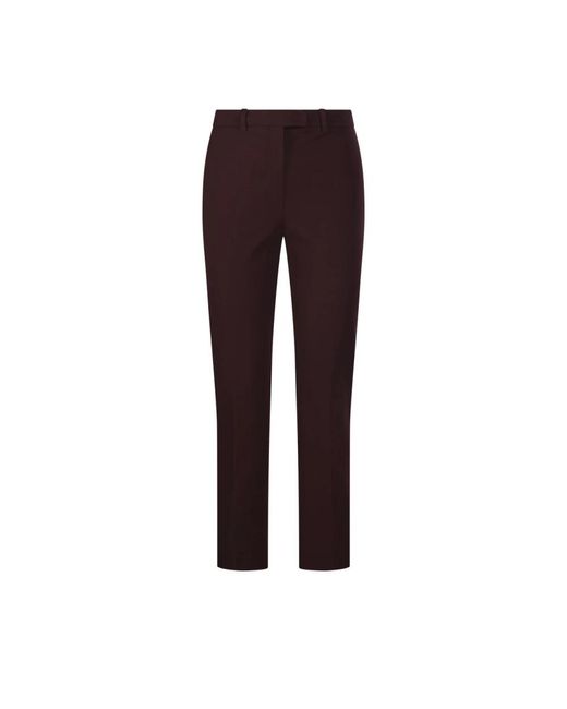 Max Mara Brown Slim-Fit Trousers