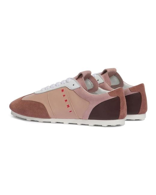 Marni Pink Stylische Sneakers Für Männer Und Frauen