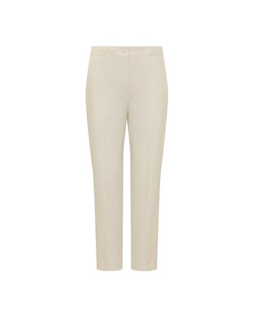 Semicouture Cropped Broek in het Natural