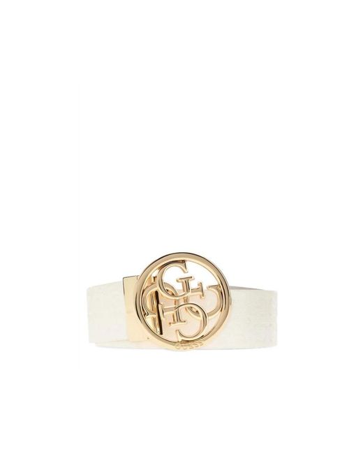 Guess Stacey Adj&Amp;Rev Belt H35 in het Metallic