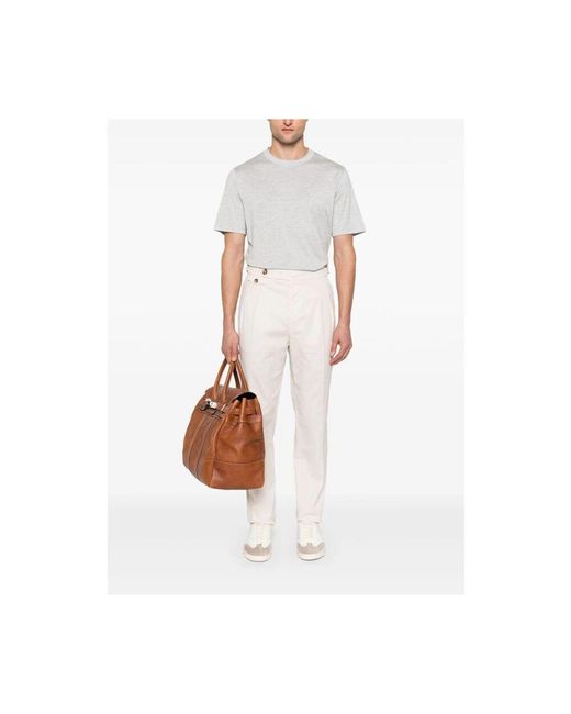 T-Shirts Brunello Cucinelli de hombre de color White