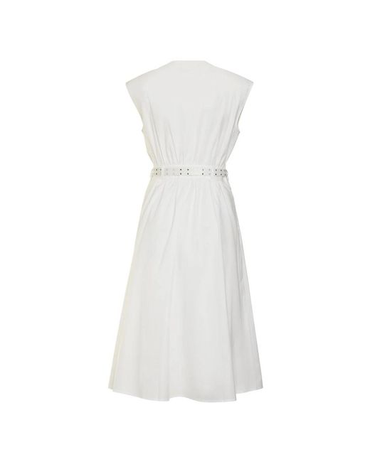 Michael Kors Midi Dresses in het White