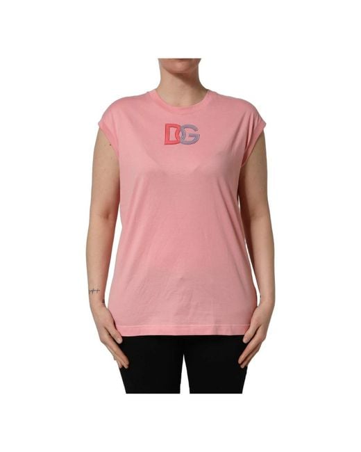 Dolce & Gabbana Pink T-Shirts