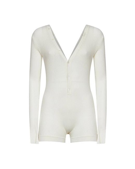 Playsuits Mugler en coloris Blue