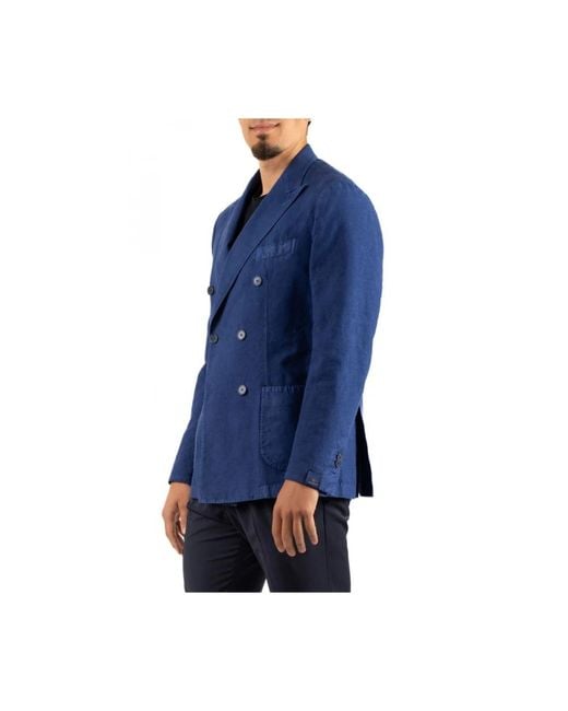 Blazers Santaniello pour homme en coloris Blue
