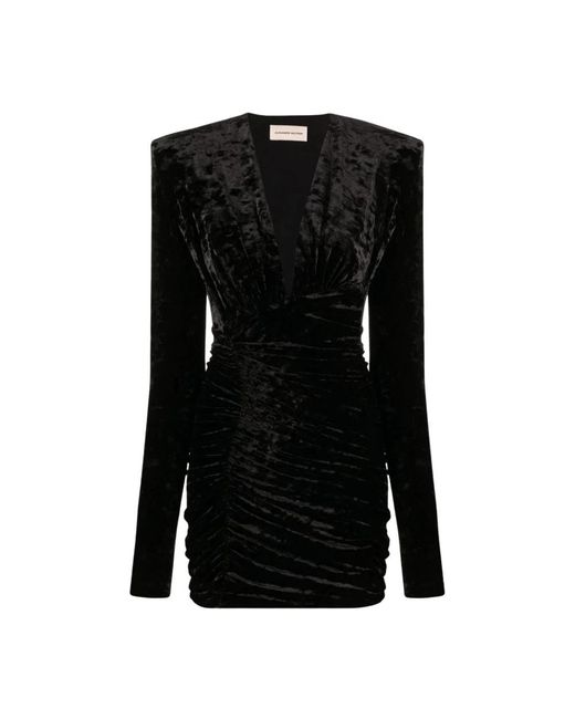 Alexandre Vauthier Black Short Dresses