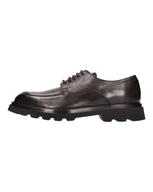 Doucal's Brown Laced Shoes for men