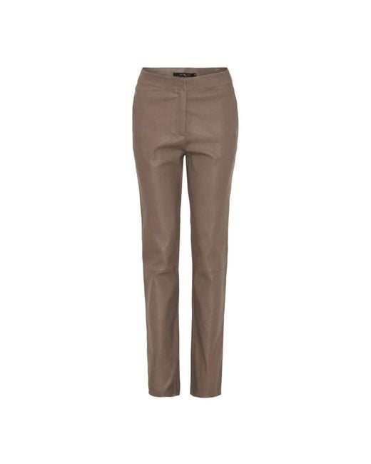 Btfcph Brown Leather Trousers