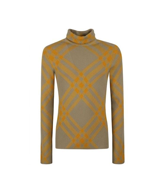 Burberry Green Turtlenecks for men